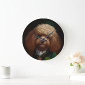 Poodle Dog in St. Patrick's Day Dress Grote Klok (Huis)