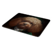 Poodle Dog in St. Patrick's Day Dress Snijplank (Hoek)