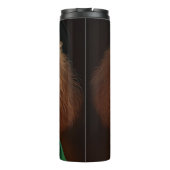 Poodle Dog in St. Patrick's Day Dress Thermosbeker (Achterkant)