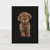 Poodle Dog Kaart (Voorkant)