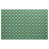 Poodle dog kerstfeestdag stof (Yard (91,4 cm))