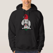 Poodle Dog Kerstmis Hoodie (Voorkant)