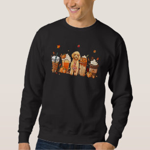 Poodle Dog Koffie Drank Pumpkin Spice Latte Herfst Trui
