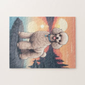 Poodle dog legpuzzel (Horizontaal)
