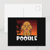 Poodle Dog | Levensmiddelen Briefkaart (Voorkant / Achterkant)