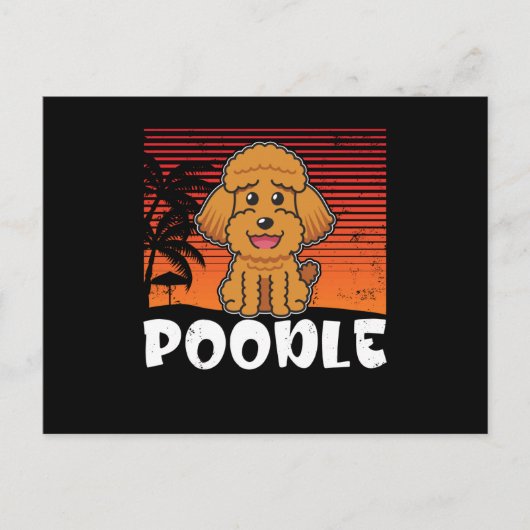 Poodle Dog | Levensmiddelen Briefkaart (Voorkant)