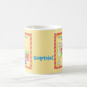 Poodle Dog Love to Shop Name Personated Yellow Koffiemok (Center)