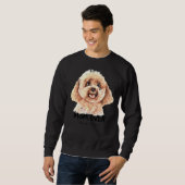 Poodle Dog Mama Trui (Voorkant volledig)