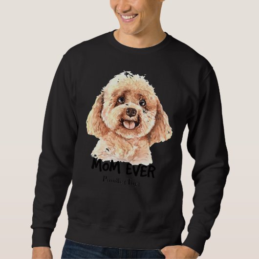 Poodle Dog Mama Trui (Voorkant)