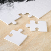 Poodle Dog met Hearts Valentijnsdag Legpuzzel (Zijkant)