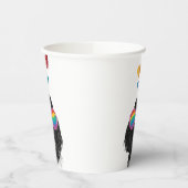 Poodle Dog met Hearts Valentijnsdag Papieren Bekers (Links)