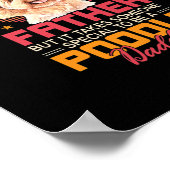 Poodle Dog Papa Fathers Day Gift for Men Poster (Hoek)