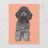 Poodle Dog Pet Briefkaart (Voorkant)