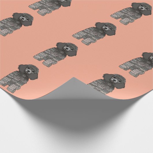 Poodle Dog Pet Cadeaupapier (Hoek)