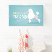 Poodle Dog Pet Care Sitting Bathing Grooming Salon Spandoek (Insitu)