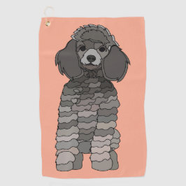 Poodle Dog Pet Golfhanddoek