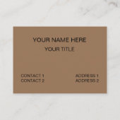 Poodle Dog Pet Grooming Visitekaartje (Achterkant)