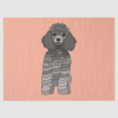 Poodle Dog Pet Tissuepapier (Voorkant)