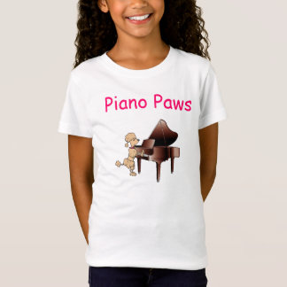 Poodle (Dog) Pianist Piano Paws Shirt
