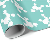 Poodle Dog Puppy French Cadeaupapier (Rol Hoek)