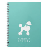 Poodle Dog Puppy French Notitieboek (Voorkant)