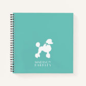 Poodle Dog Puppy French Notitieboek (Voorkant)