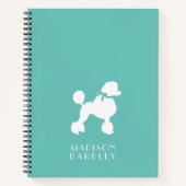 Poodle Dog Puppy French Notitieboek (Voorkant)