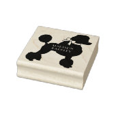 Poodle Dog Puppy French Rubberstempel (Stempel)