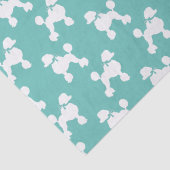 Poodle Dog Puppy French Tissuepapier (Detail)