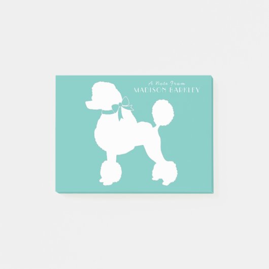 Poodle Dog Puppy Post-it® Notes (Voorkant)