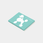 Poodle Dog Puppy Post-it® Notes (Schuin)