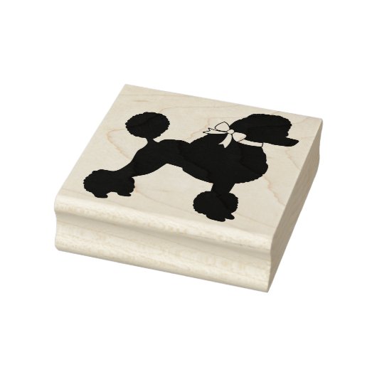 Poodle Dog Puppy Rubberstempel (Stempel)