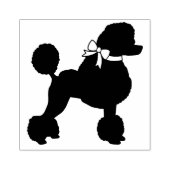 Poodle Dog Puppy Rubberstempel (Afrduk)