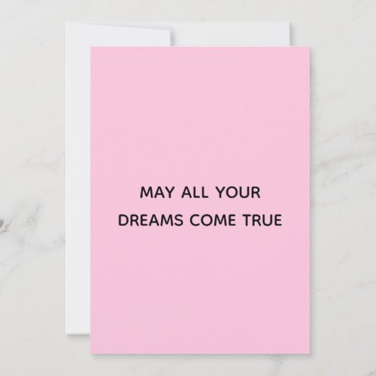 Poodle Dog | Roze en geel vogelflatje Kaart (Achterkant)