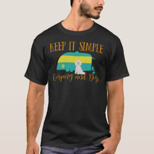Poodle Dog Rv Camping Hondenliefhebber Gift T-shirt