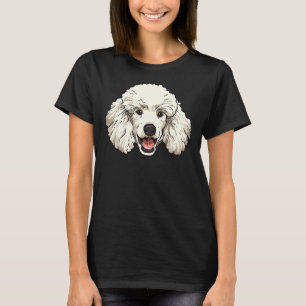 Poodle Dog Schattige Poodle Hondenras Lover Vrouwe T-shirt