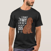 Poodle Dog Schattige Puppy Huisdier T-shirt (Voorkant)