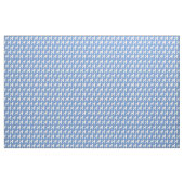 Poodle Dog Silhouette Pet Light Blue Stof (Yard (91,4 cm))