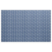 Poodle Dog Silhouette Pet Navy Blue Stof (Yard (91,4 cm))