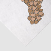 Poodle Dog Tissuepapier (Detail)