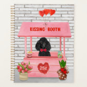 poodle Dog Valentijnsdag Kissing Booth Planner (Voorkant)
