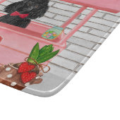 poodle Dog Valentijnsdag Kissing Booth Snijplank (Hoek)