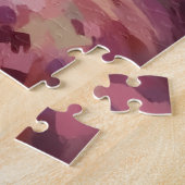 Poodle Dog Valentijnsdag Robijnen Hart Elegantie Legpuzzel (Zijkant)