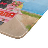 Poodle Dog Valentijnsdag Truck Hearts Snijplank (Hoek)