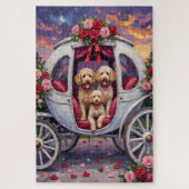 Poodle Dog Valentine's Day  Legpuzzel (Verticaal)