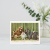Poodle Dogs Postcard Briefkaart (Staand voorkant)