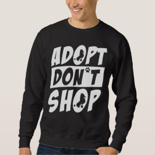 Poodle Don T Shop aannemen Trui