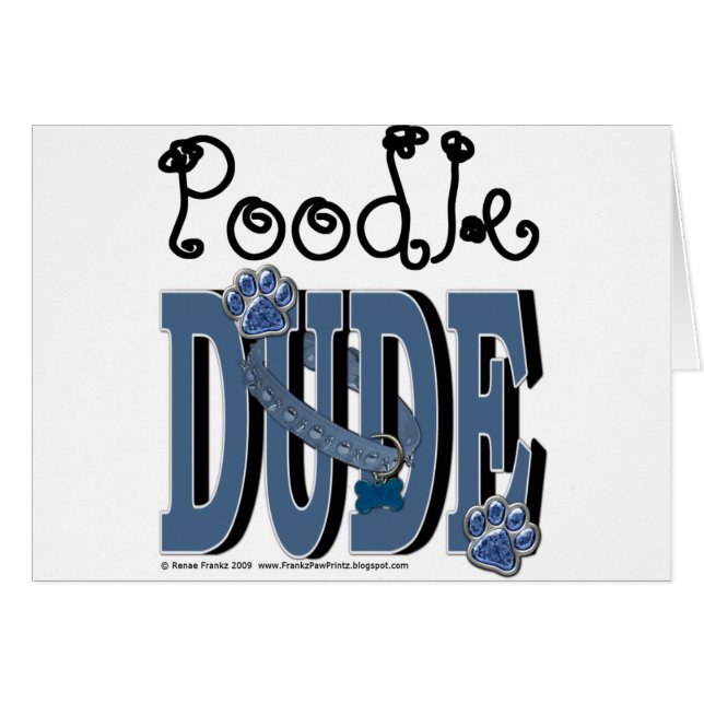 Poodle DUDE (Voorkant Horizontaal)