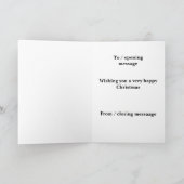 Poodle Elf schattige grappige kerstbal kerstkaart Feestdagen Kaart (Binnen)