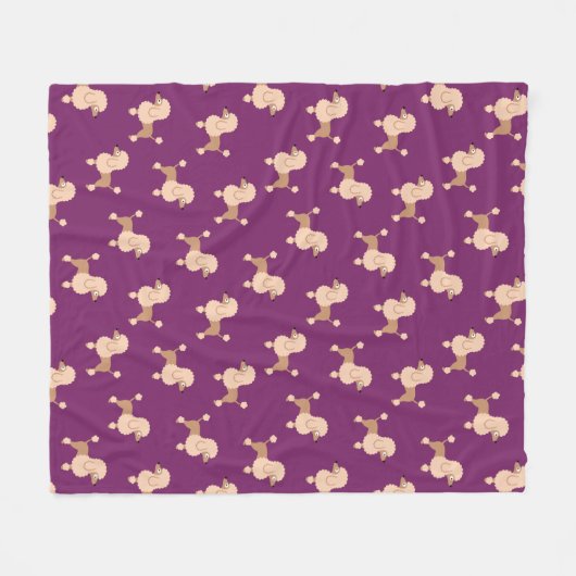 Poodle Fleece Blanket (Voorkant (Horizontaal))